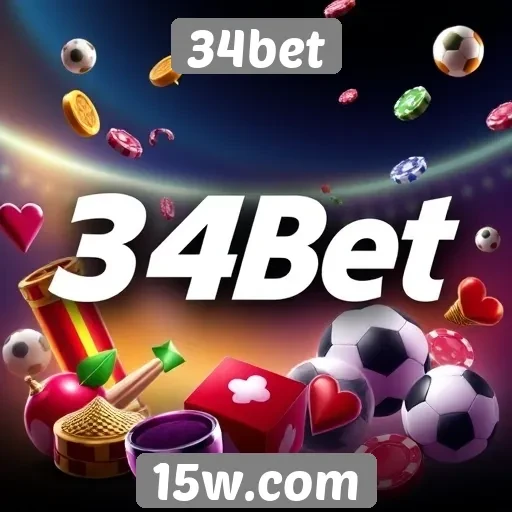 Variedade de jogos disponíveis na 34bet