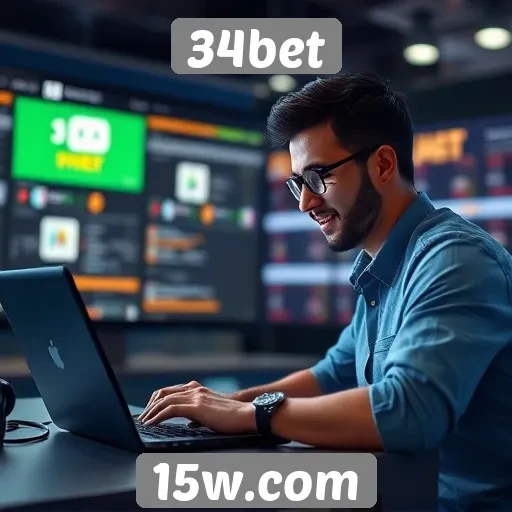 Avaliação da experiência do usuário no 34bet